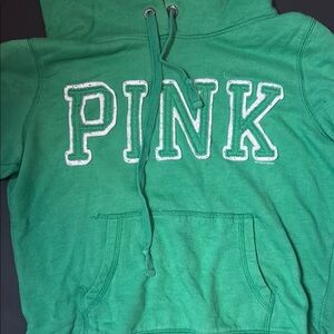 Green PINK Hoodie